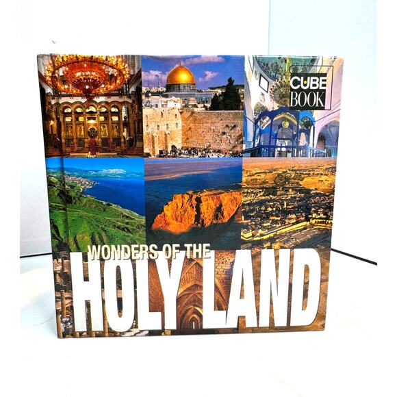 2011 Wonders of the Holy Land Cube Book Carlo Giorgi Hardback - Picture 1 of 3